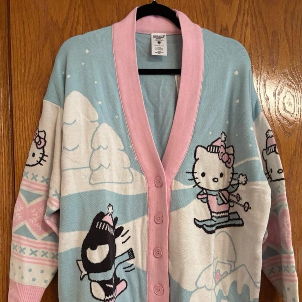 NEW Hello Kitty Sweater Cardigan